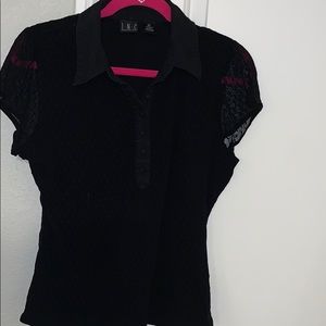 INC black blouse